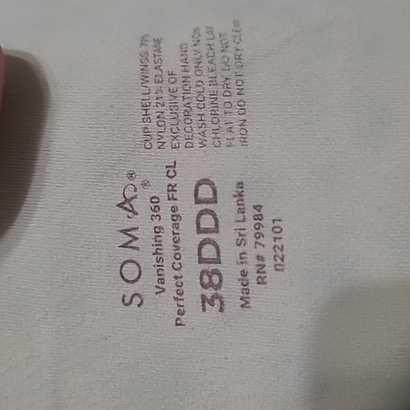 Soma leopard print bra Vanishing 360 Perfect Coverage Front Closure size 38DDD - Picture 5 of 5